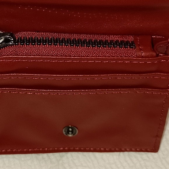 POPPY GREY QUILTED PRESTON MEDIUM BIFOLD WALLET W/ - Picture 8 of 16